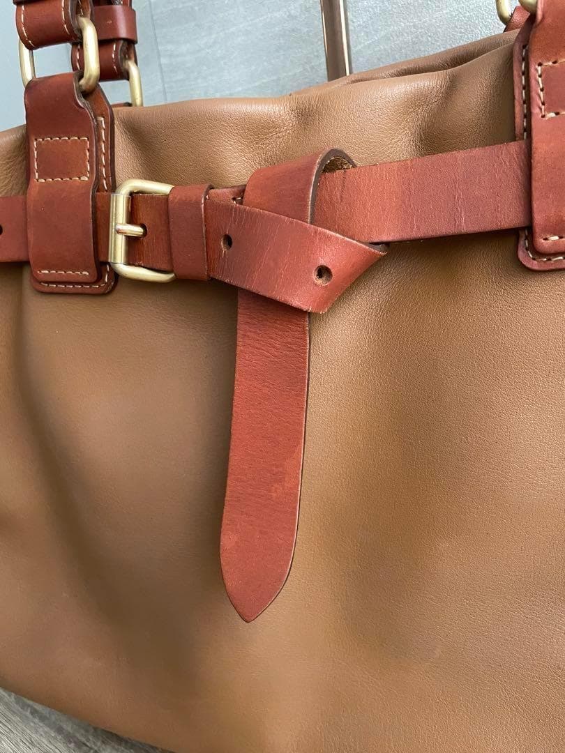 土屋鞄　ハーネステザートート　A4 キャメル