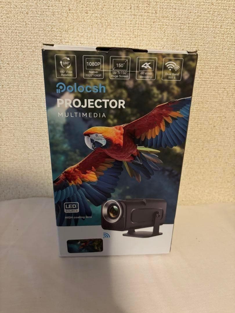 プロジェクター 天井投影 小型 家庭用 自动台形補正 高輝度 4K対応