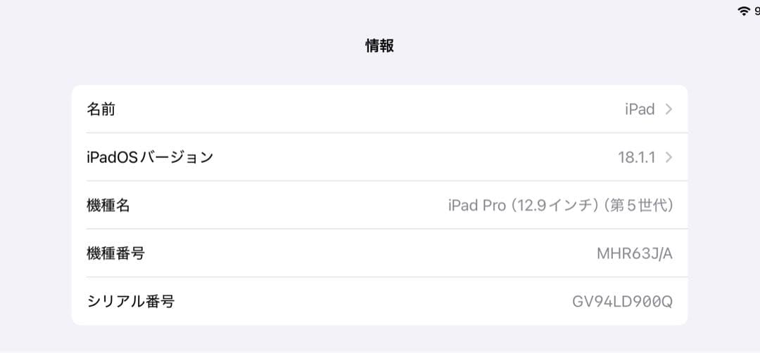 iPad Pro 12.9 第5世代　セルラー　 256GBスペースグレイ