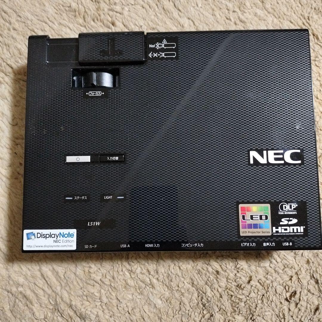 NEC LEDモバイルプロジェクター ViewLight NP-L51WJD