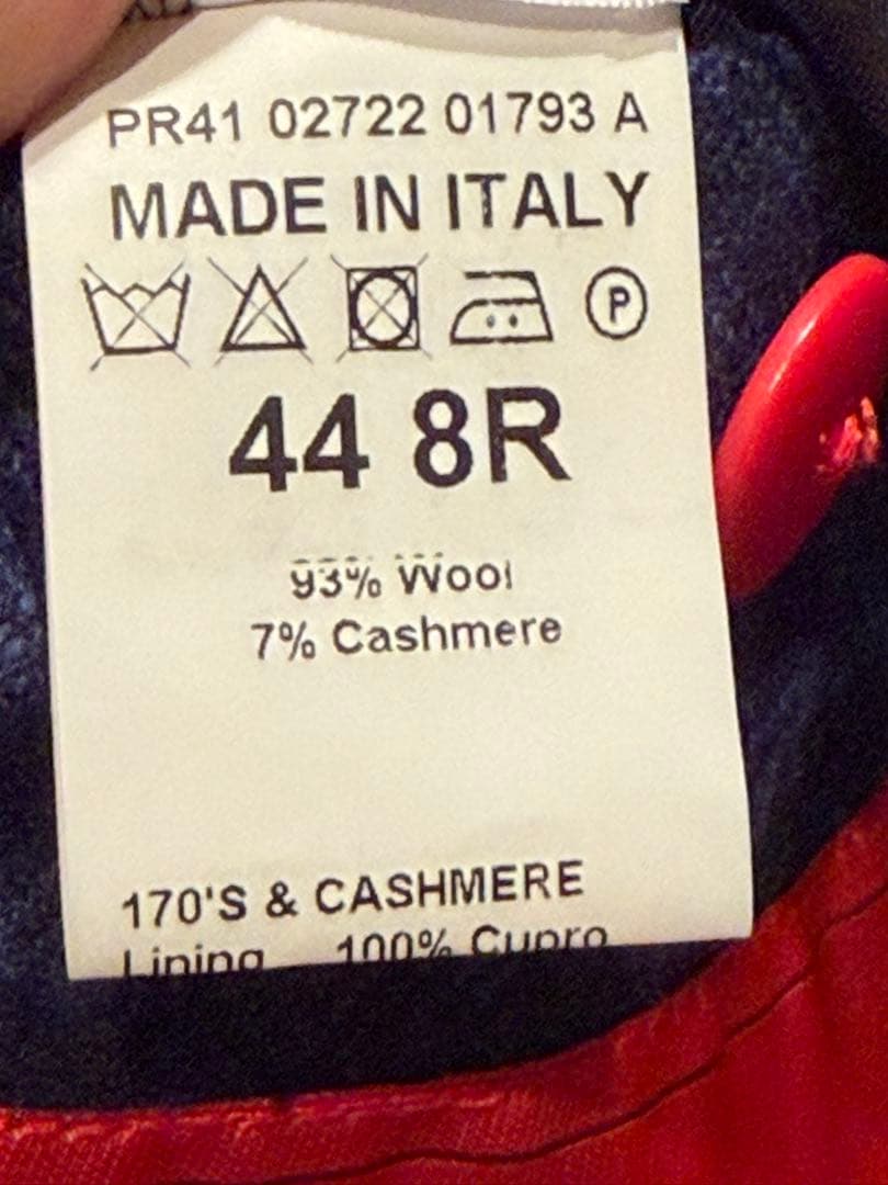 ［期間限定販売］ISAIA テーラードジャケット 44 8R