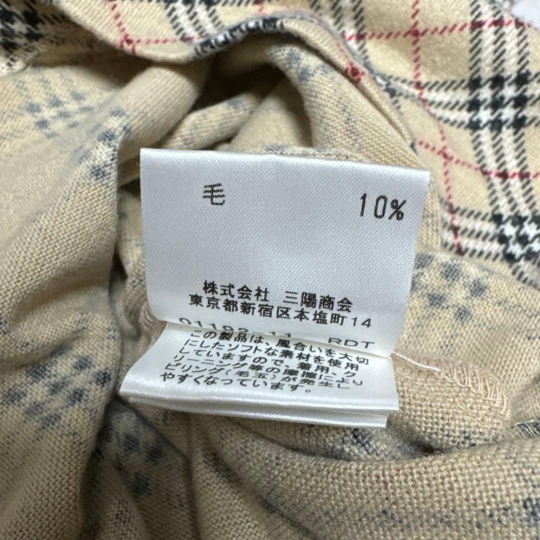 BURBERRY BLUE LABEL ノバチェック ノースリーブワンピース M