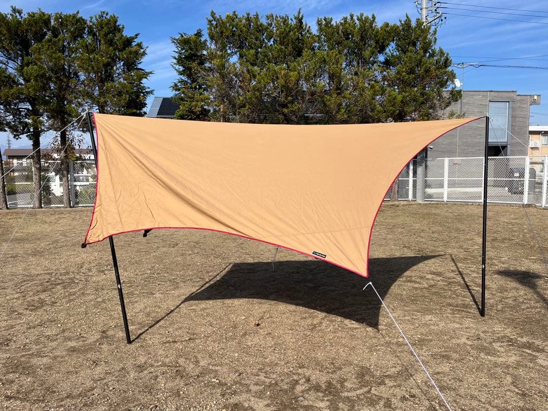 テンマクデザイン　ムササビウィング 13ft TC 焚き火バージョン タープ