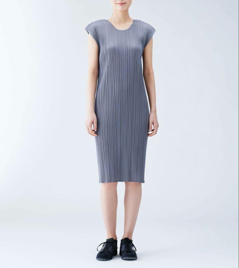 25年モデル 極美品 プリーツプリーズ BASICS ワンピース 2 ブラック