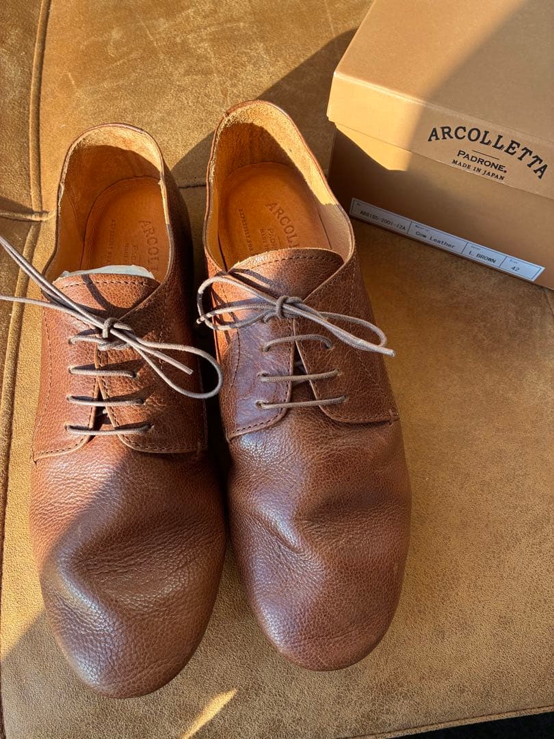 【新品】ビームスARCOLLETTA ライトブラウン ビジネスシューズ 42