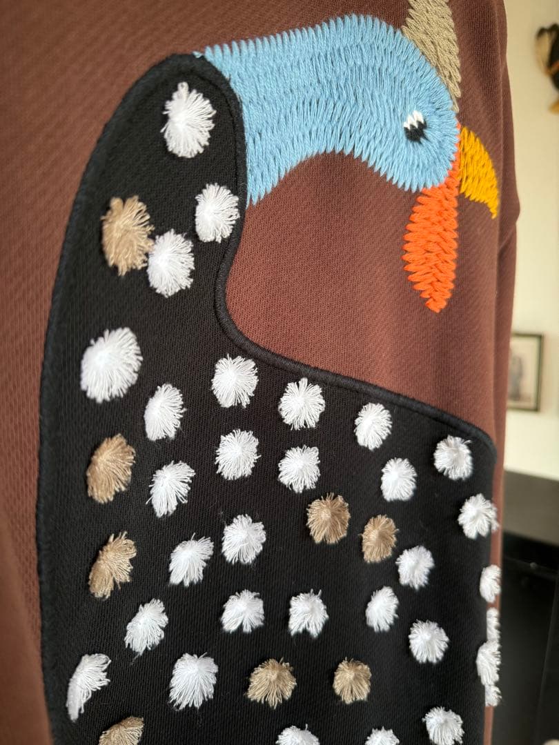 LOEWE 鳥刺繍 クルーネック トレーナー