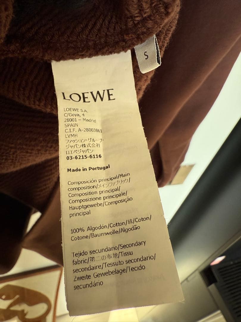 LOEWE 鳥刺繍 クルーネック トレーナー