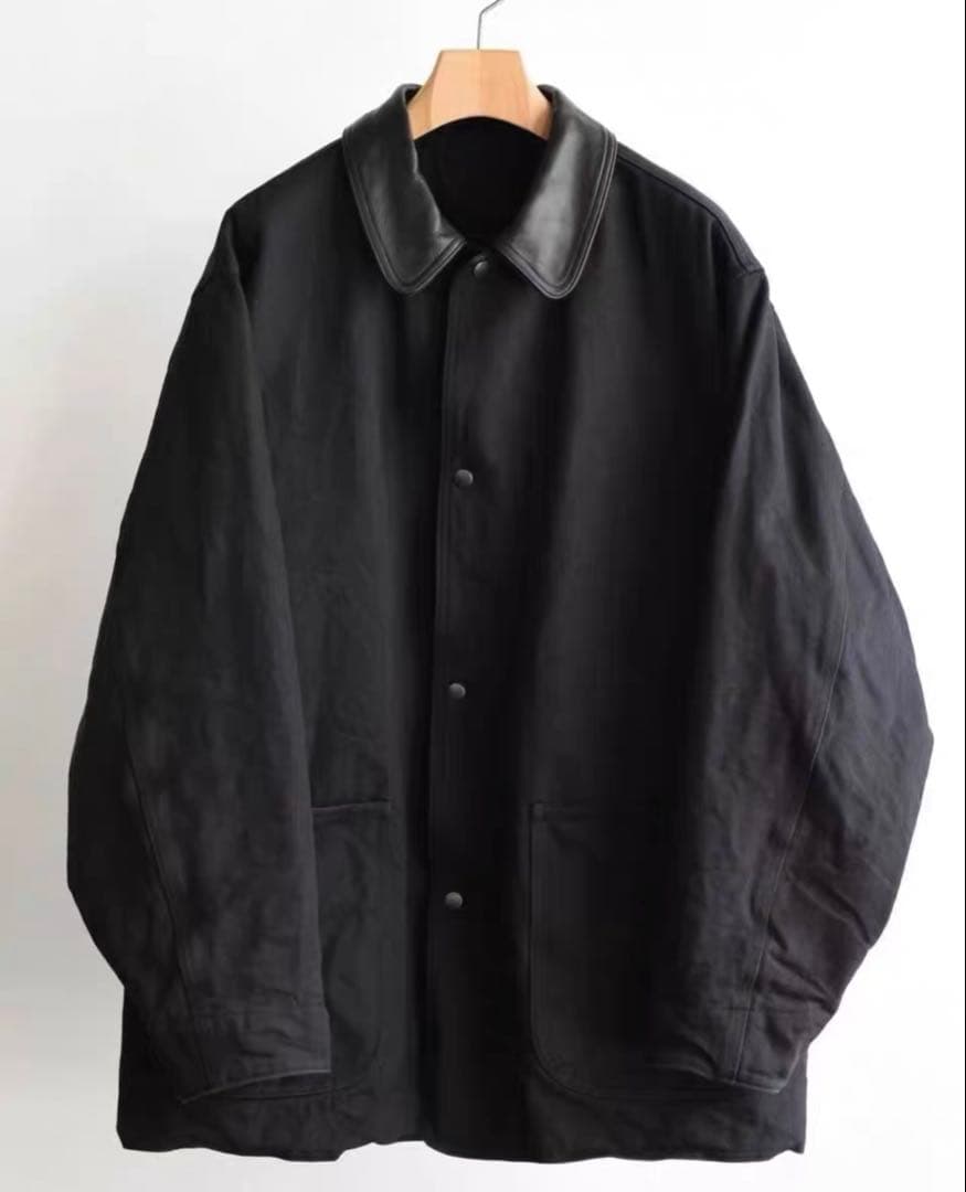 COMOLI 25AW デニムレザーワークジャケットsize1