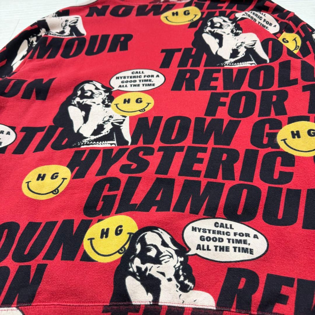 極美品 ヒステリックグラマー SOUND REVOLUTION 総柄 L