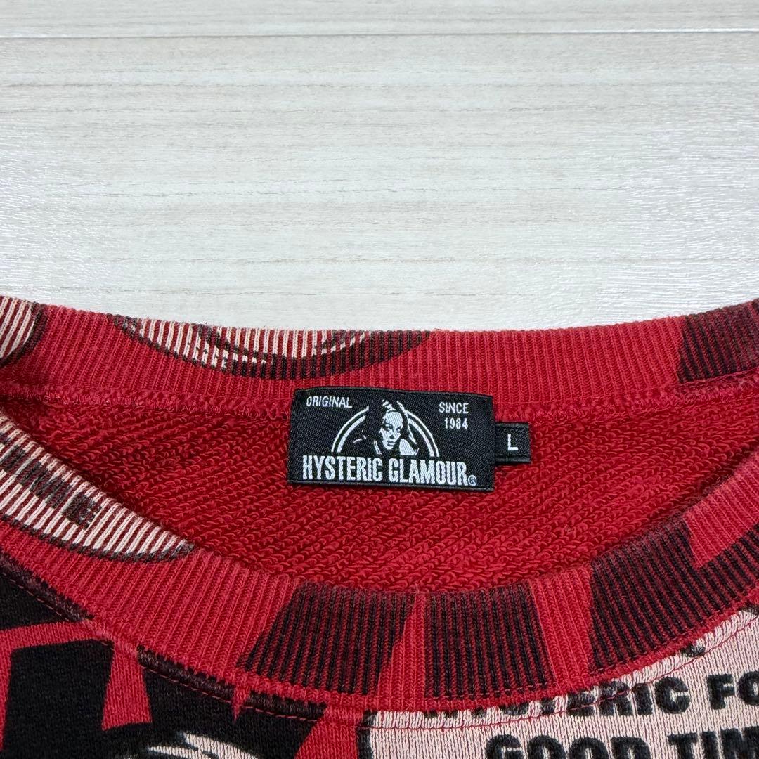 極美品 ヒステリックグラマー SOUND REVOLUTION 総柄 L