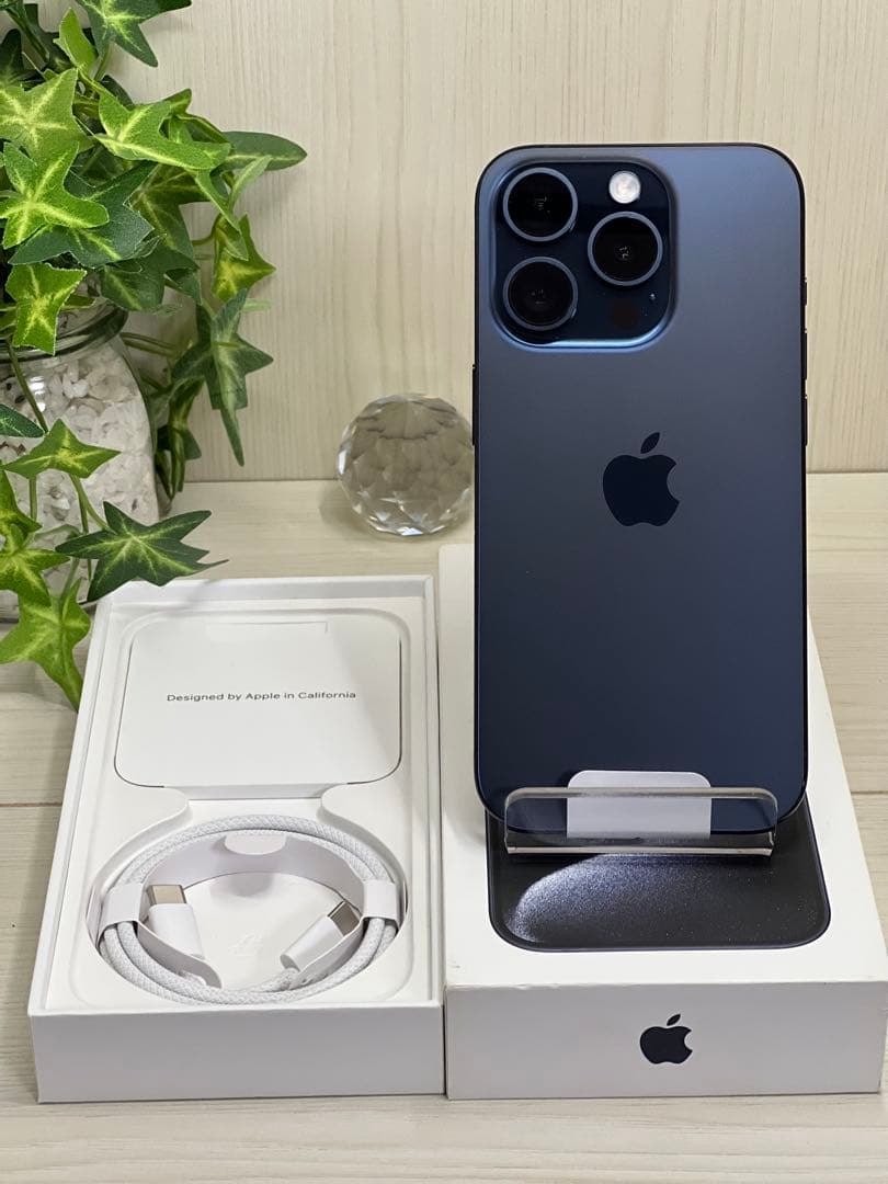 ✅✨未使用近い・100％✨iPhone 15pro 128GB❣️充電3回