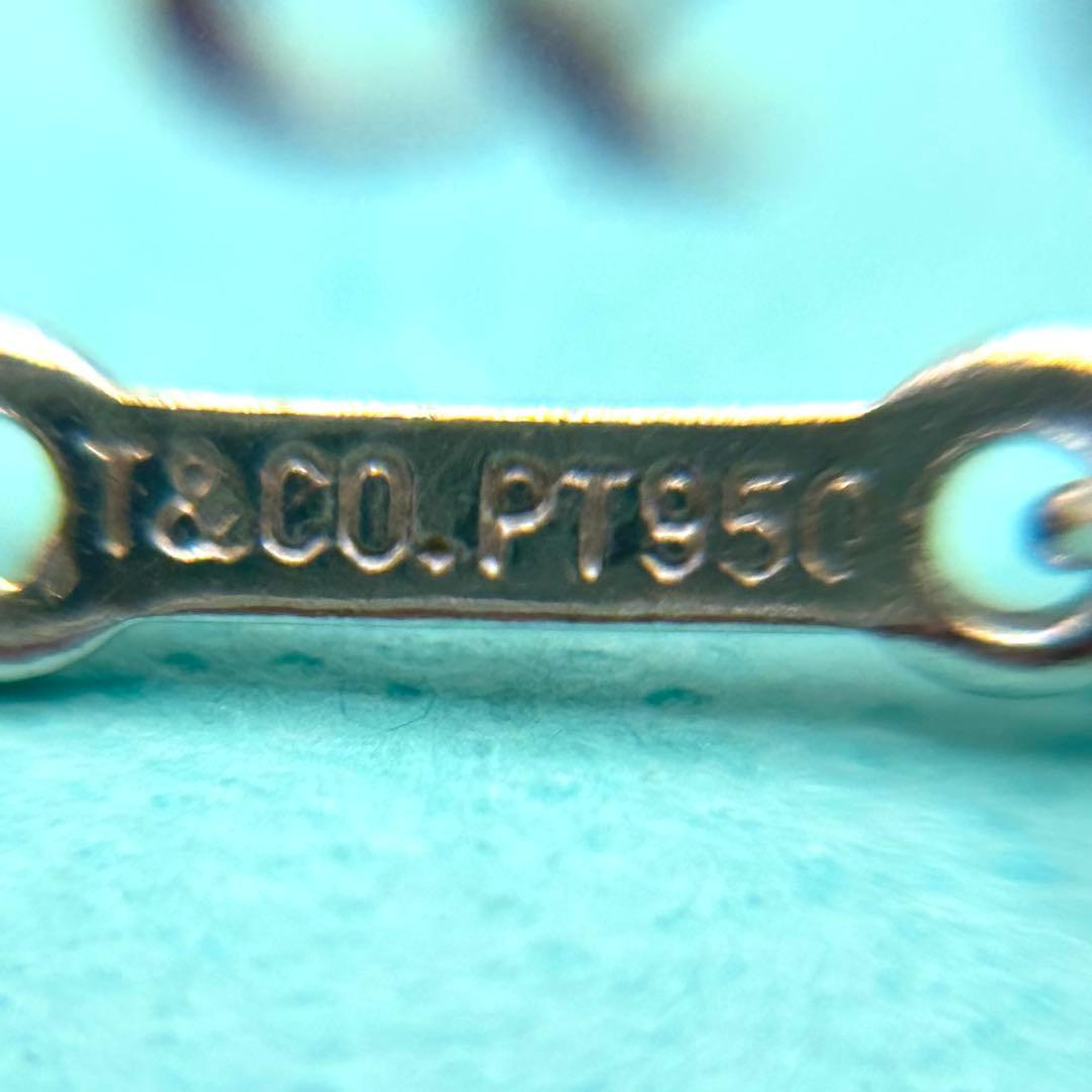 極美品 ティファニー ネックレス ティアドロップ PT950