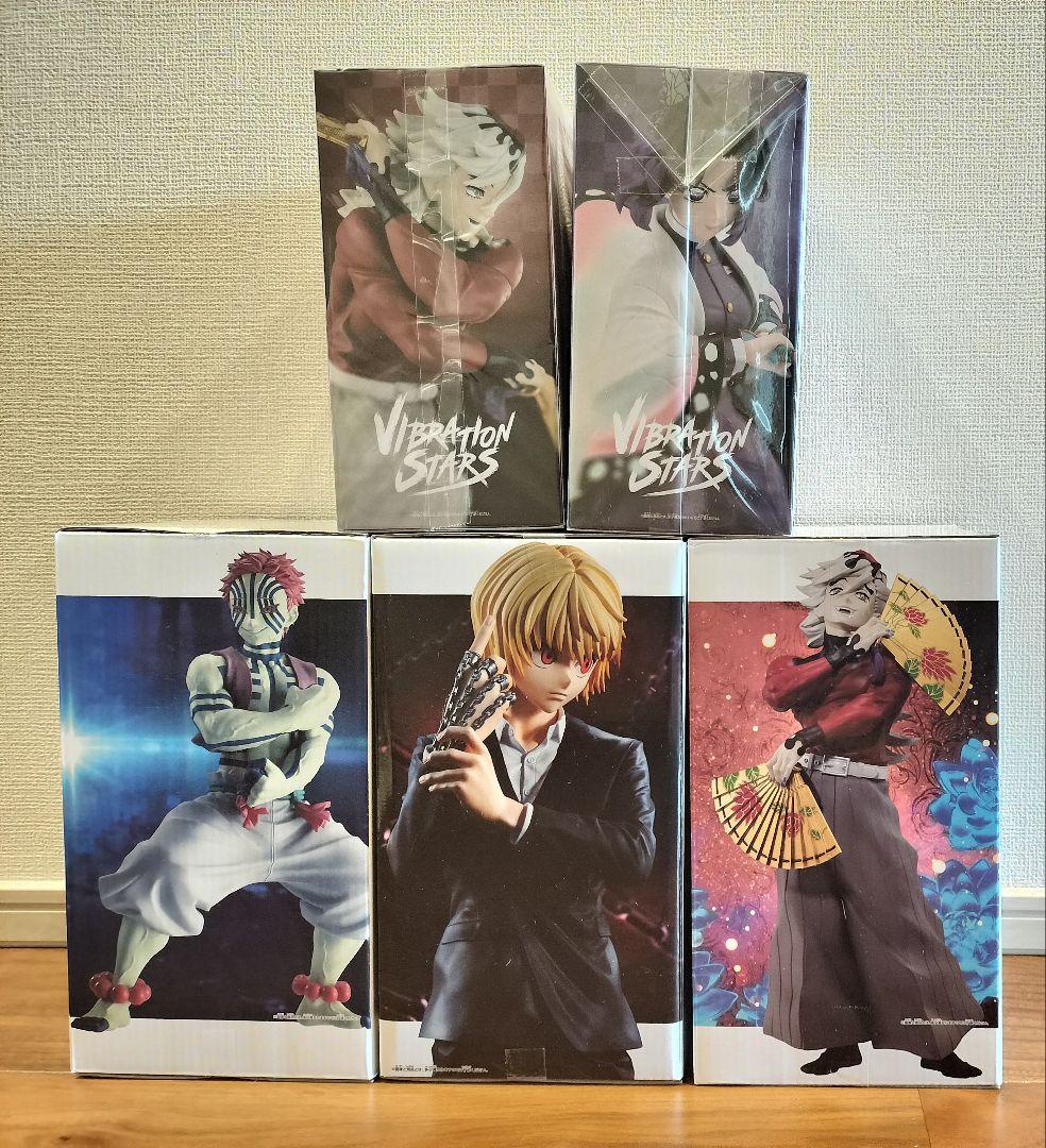 5個セット フィギュア ハンターハンター 鬼滅の刃