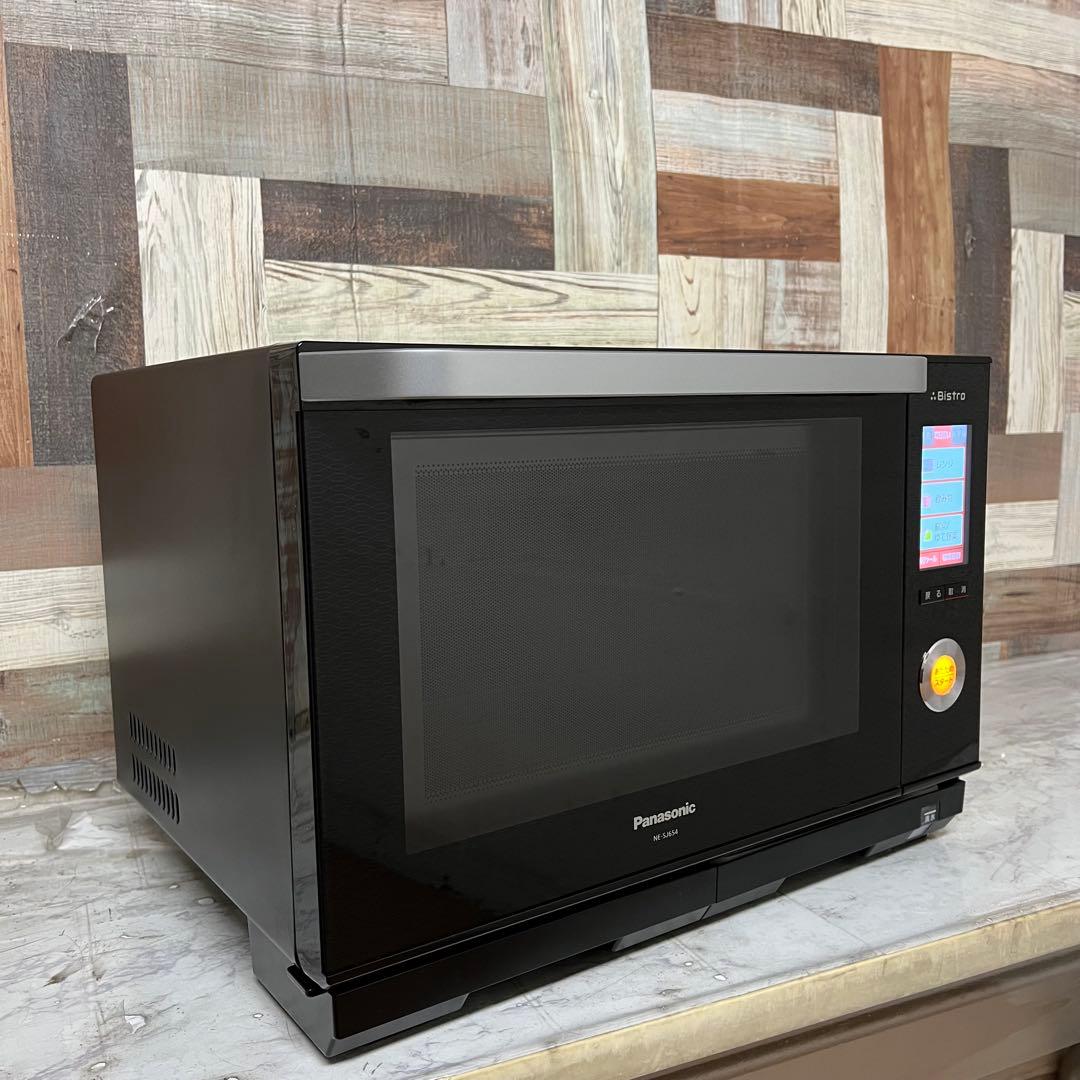 やまおにさん受渡専用パナソニックブラックBistroスチームオーブンレンジ　皿付