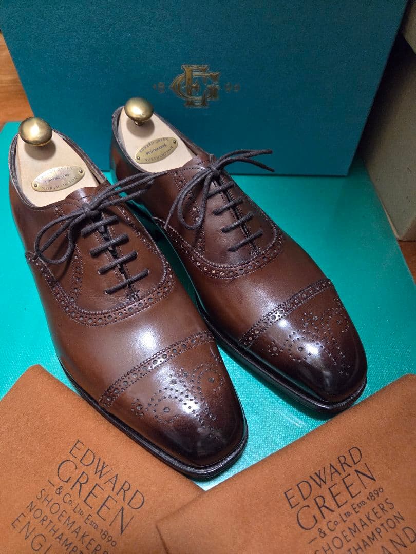 【未使用】EDWARD GREEN エドワードグリーン　アスキス　ブラウン　9