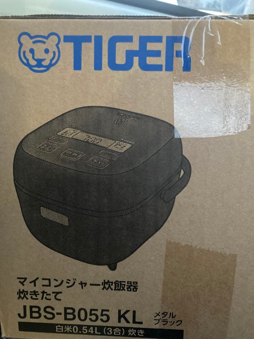TIGER 炊飯器 JBS-B055 KL メタルブラック 0.54L