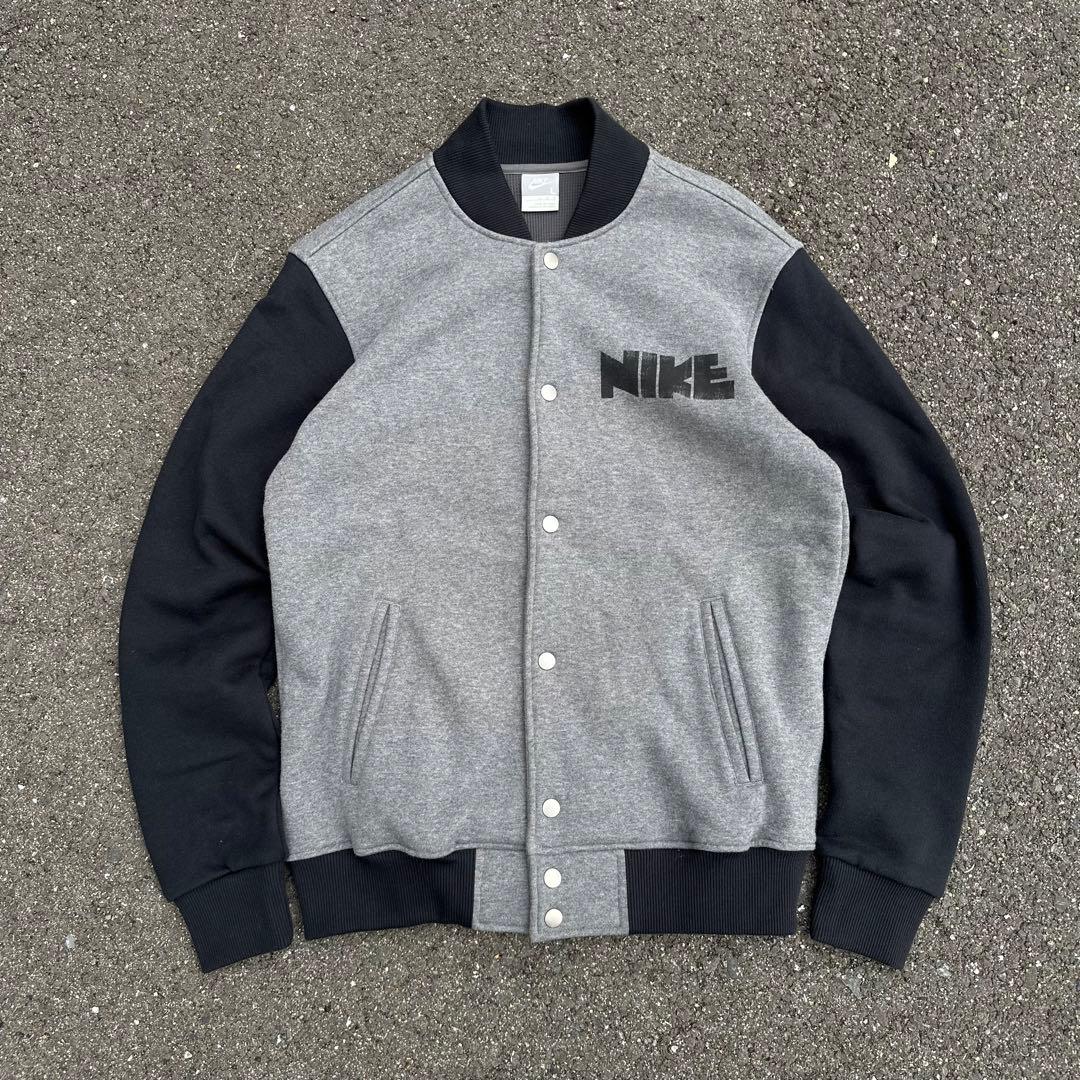 【超希少◎】Nike　スウェットスタジャン　ゴツナイキ　刺繍　古着　00s