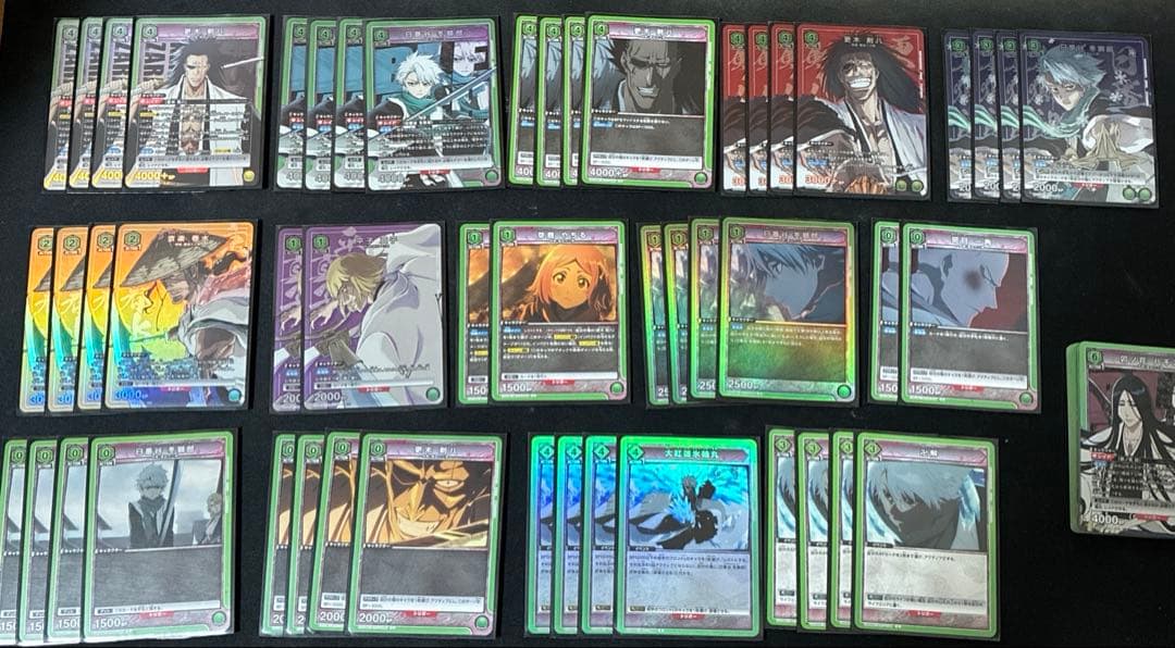 み*ん様 ユニオンアリーナ　緑BLEACHデッキ　パーツ付き