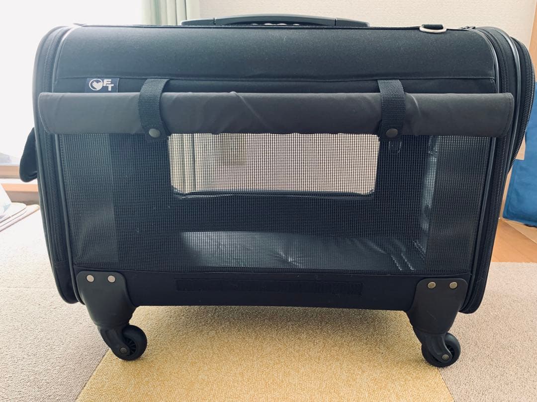美品 OFT ペット キャリーバッグ L 12kgまで対応 3WAY キャスター