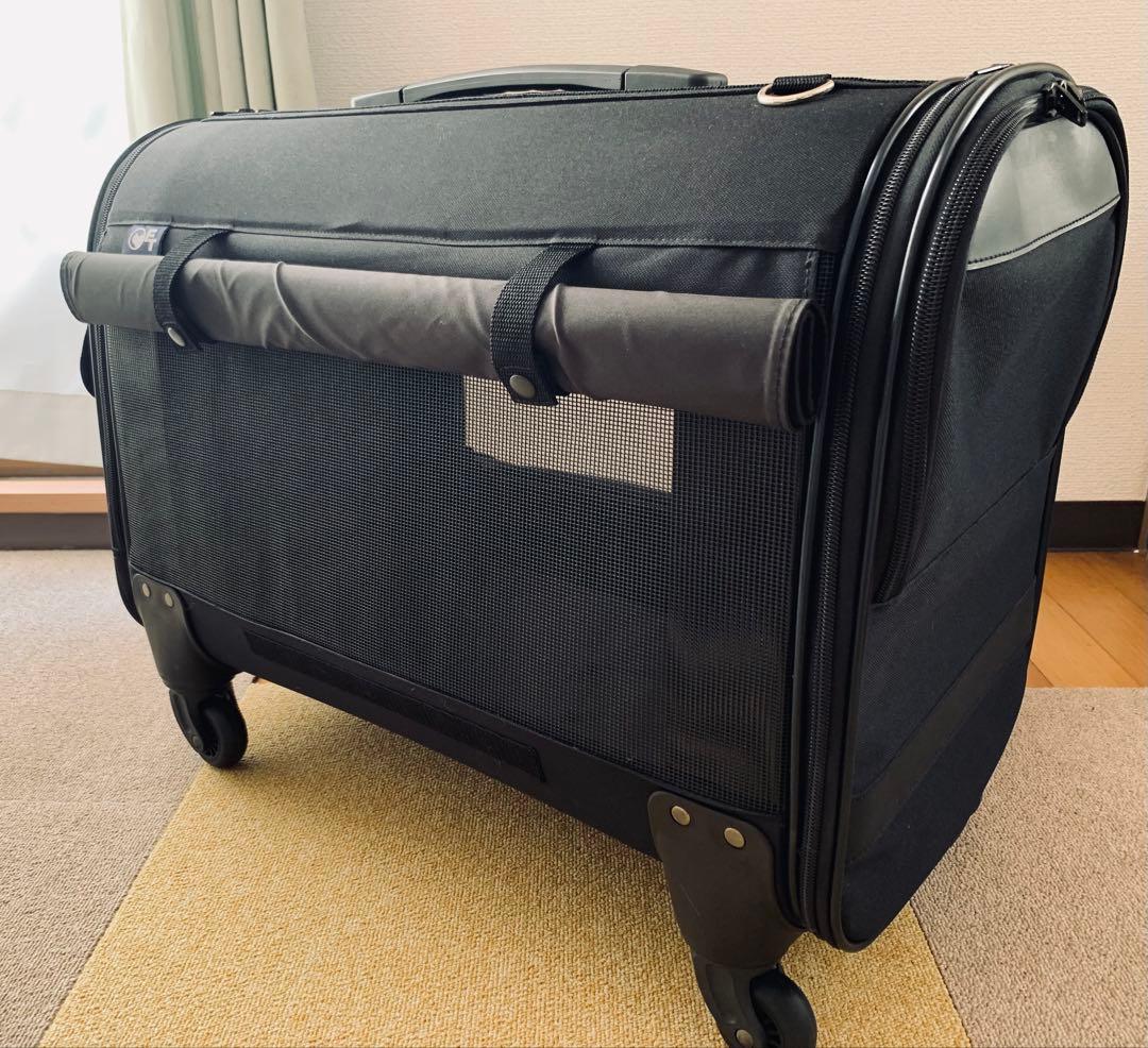 美品 OFT ペット キャリーバッグ L 12kgまで対応 3WAY キャスター