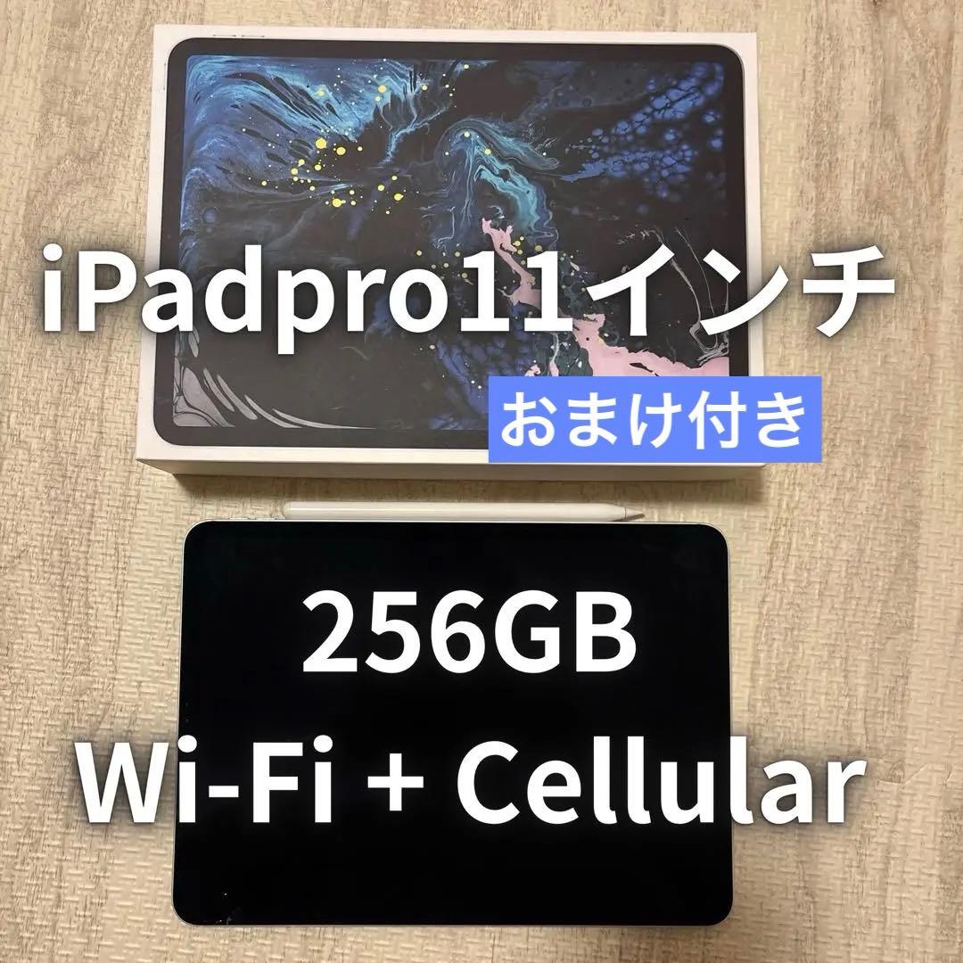 iPad Pro11インチ シルバー256GB、Wi-Fi + Cellular