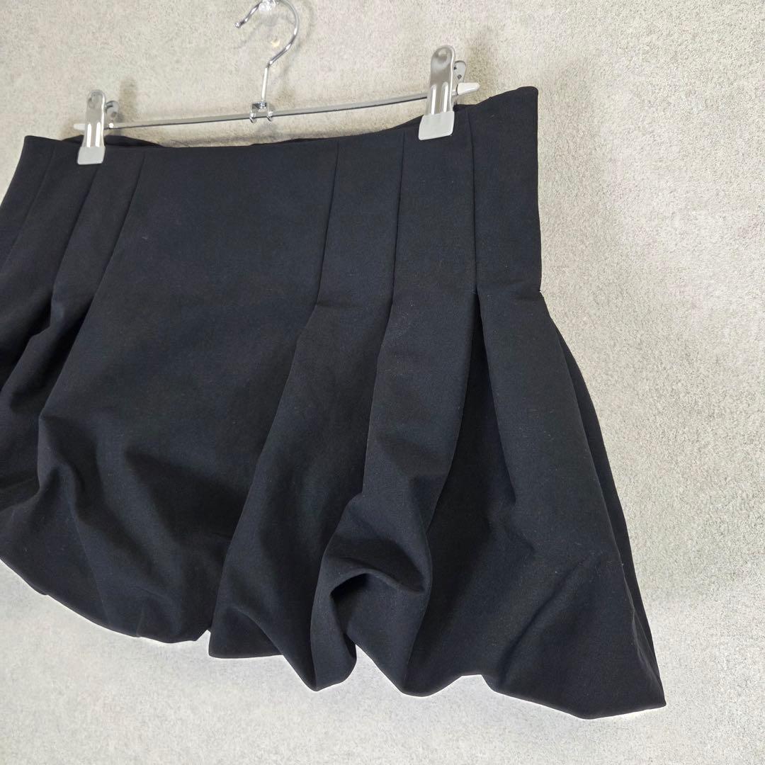 希少 美品 LIMI feu バルーン フリル 変形 ミニスカート リミフゥ