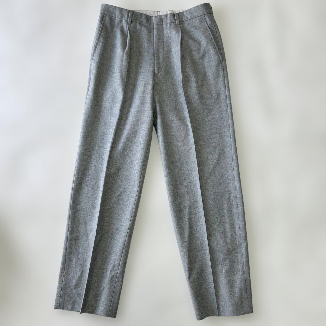 美品 20万 アクアスキュータム 日本製 フランネルウール シングルスーツA5