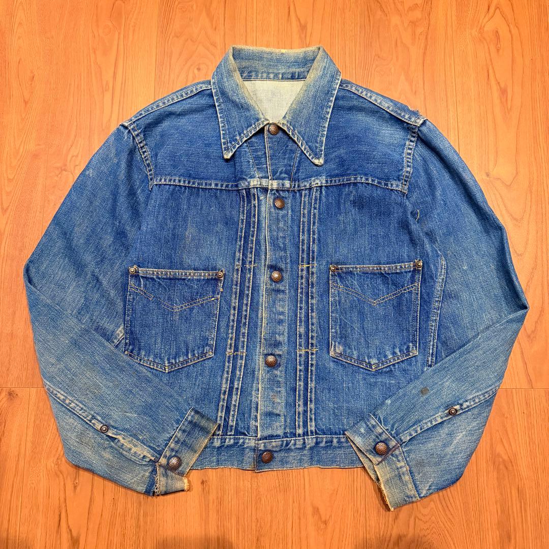 50s 60s ストアブランド デニムジャケット Gジャン