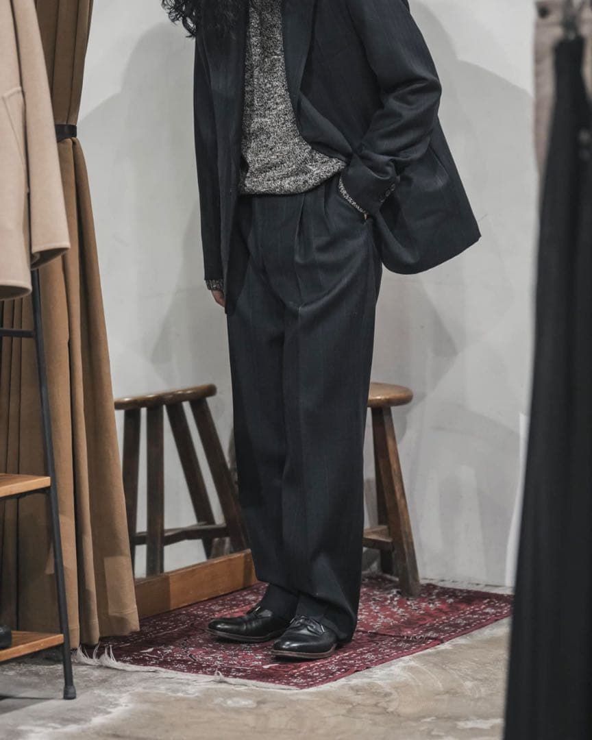 パンツ AURALEE 25SS BLUEFACED WOOL SLACKS 4