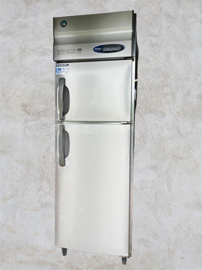 【動作良好】ホシザキ 業務用冷凍冷蔵庫 HRF-63Z ステンレス 2ドアタイプ