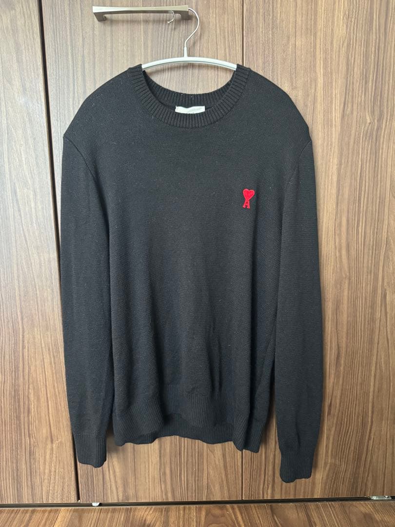 ami ブラック ニットセーター