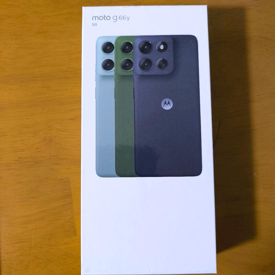 新品未使用moto g66y 5G ブラックオイスター 128GB SIMフリー