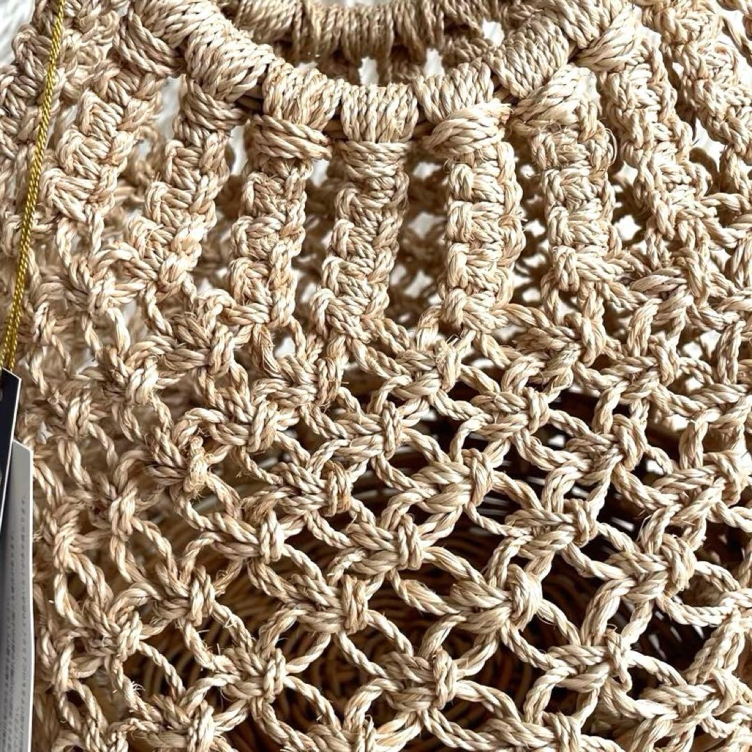 新品タグ付き☆ヴィオラドーロ カゴバッグ アパカ アラログ