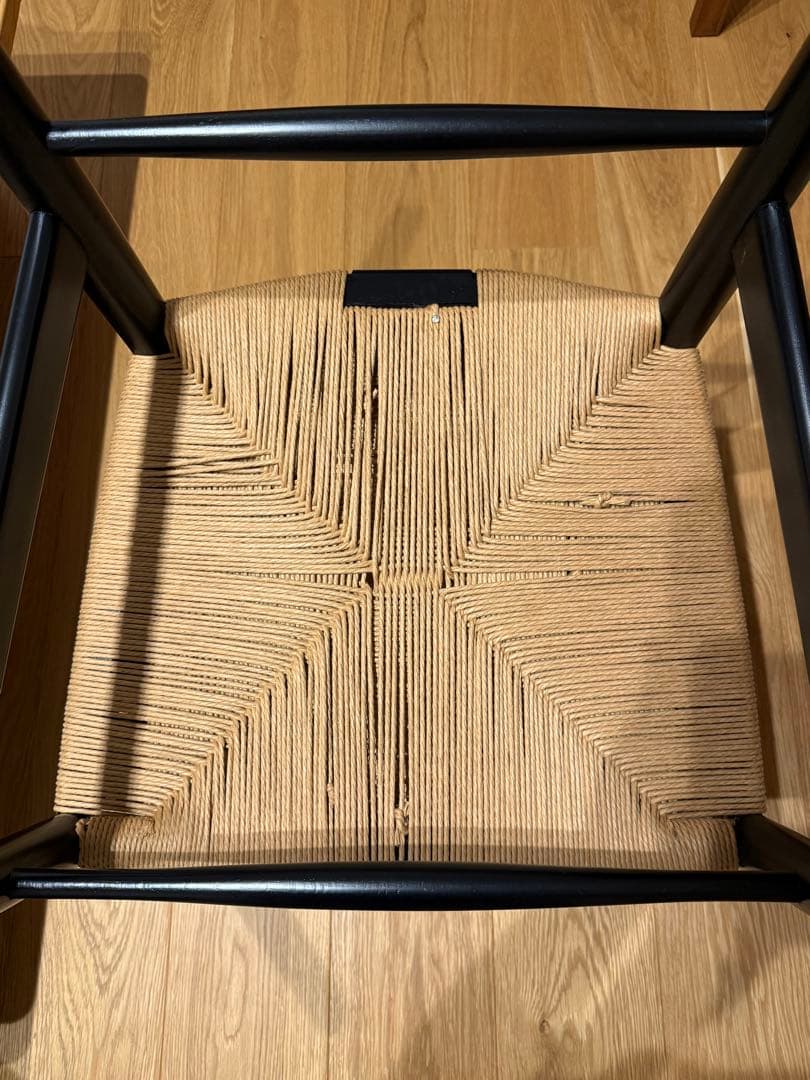 Yチェア　ブラック　ワイチェア　CH24 ①