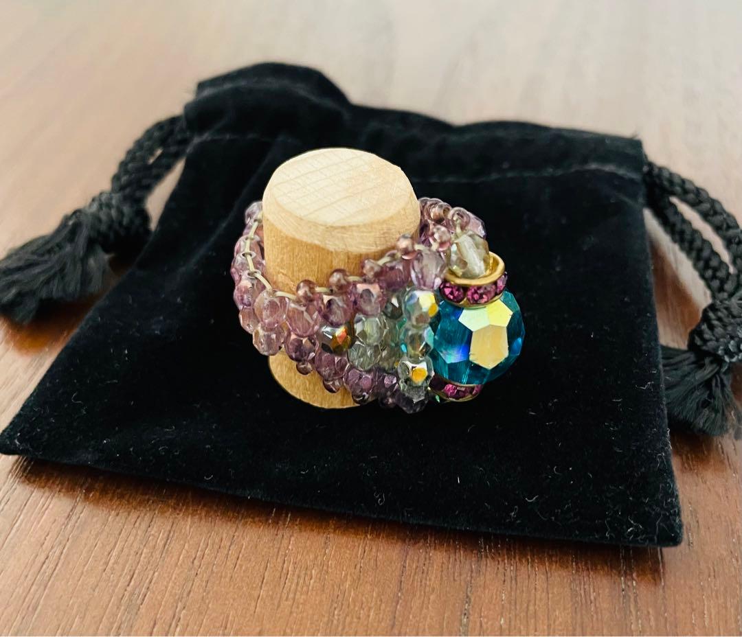 number (n)ine ナンバーナイン　アンティーク　ビーズ　リング