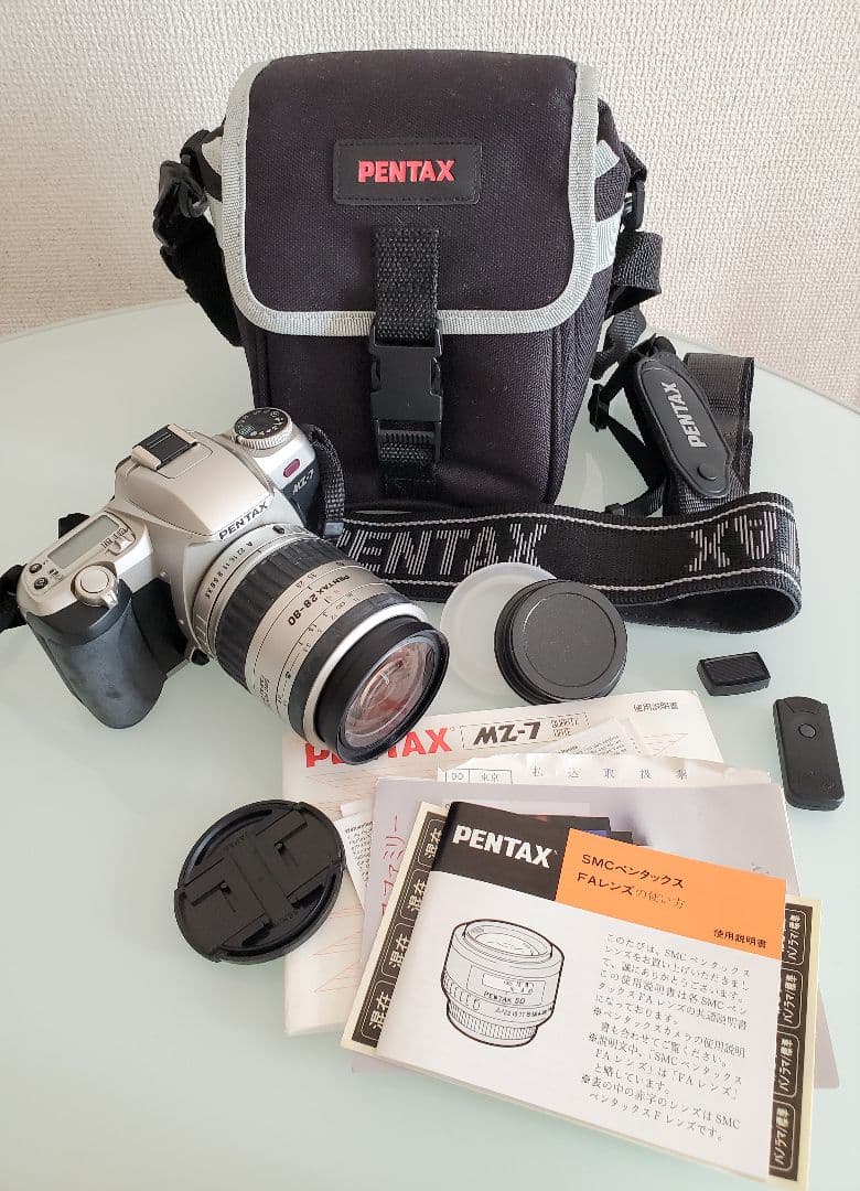 PENTAX MZ-7 一眼レフカメラ＋ FAレンズ 付属品付・電池、取説あり