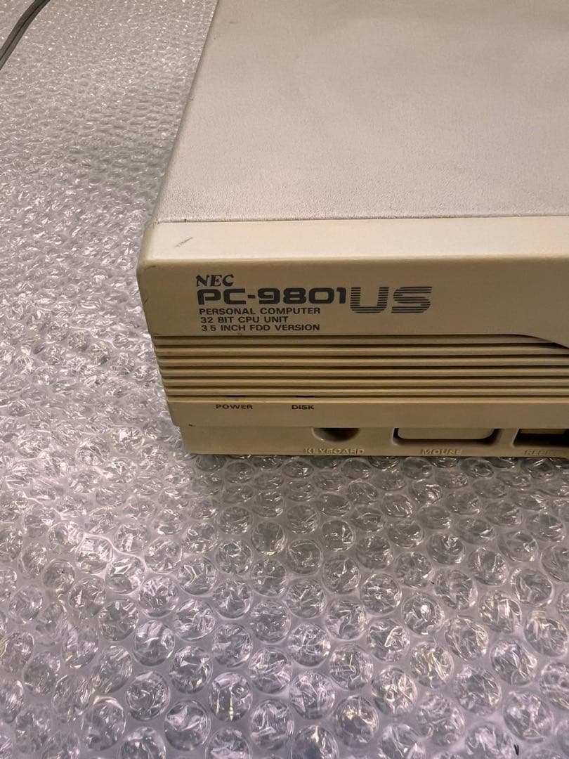 NEC PC-9801US 3.5インチFD版 通電確認のみ