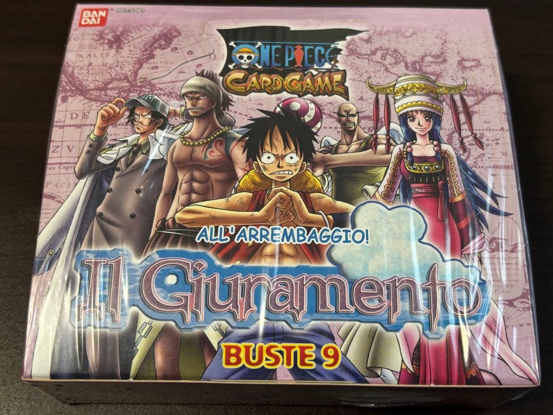 ワンピース カード 旧 未開封 シュリンク付き BOX 海外 9弾