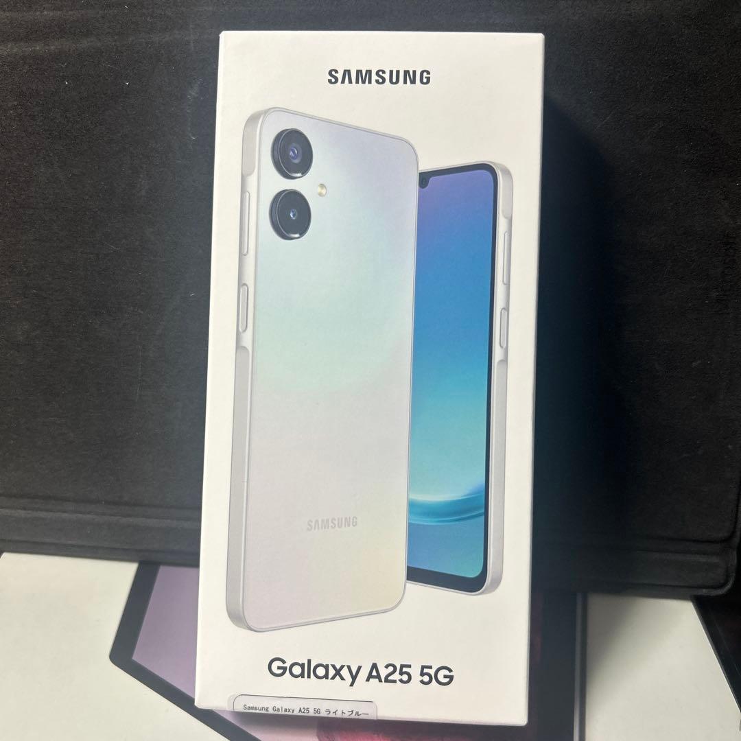 新品未使用　SIMフリーSamsung Galaxy A25 5G ライトブルー