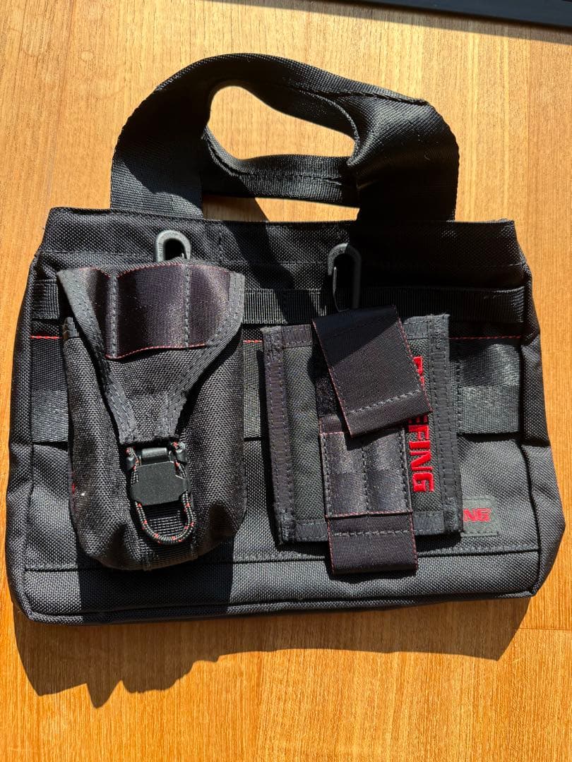 ブリーフィング　バック　ボール入れ　計測計　入れ　３点セット