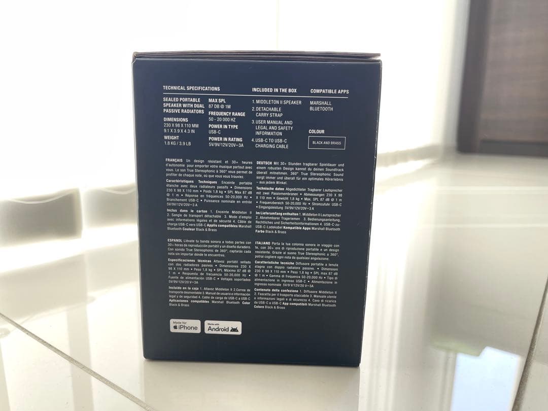 【新品未使用】未開封　Marshall Middleton II