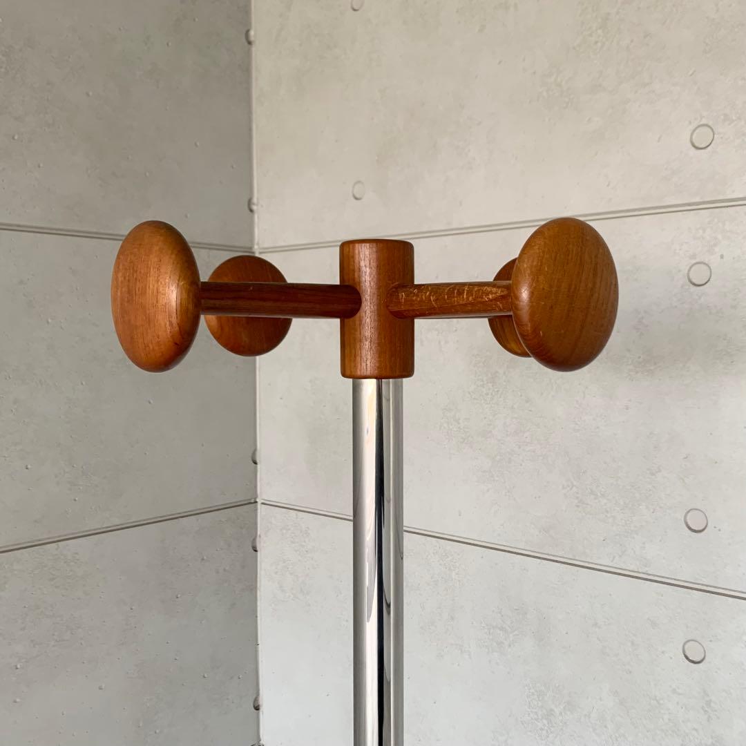 ジャパンヴィンテージ チーク材 コートハンガー ハンガーラック 北欧