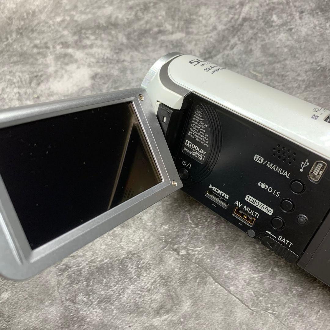 J080\" Panasonic ハイビジョン ビデオカメラ HC-V300M-W