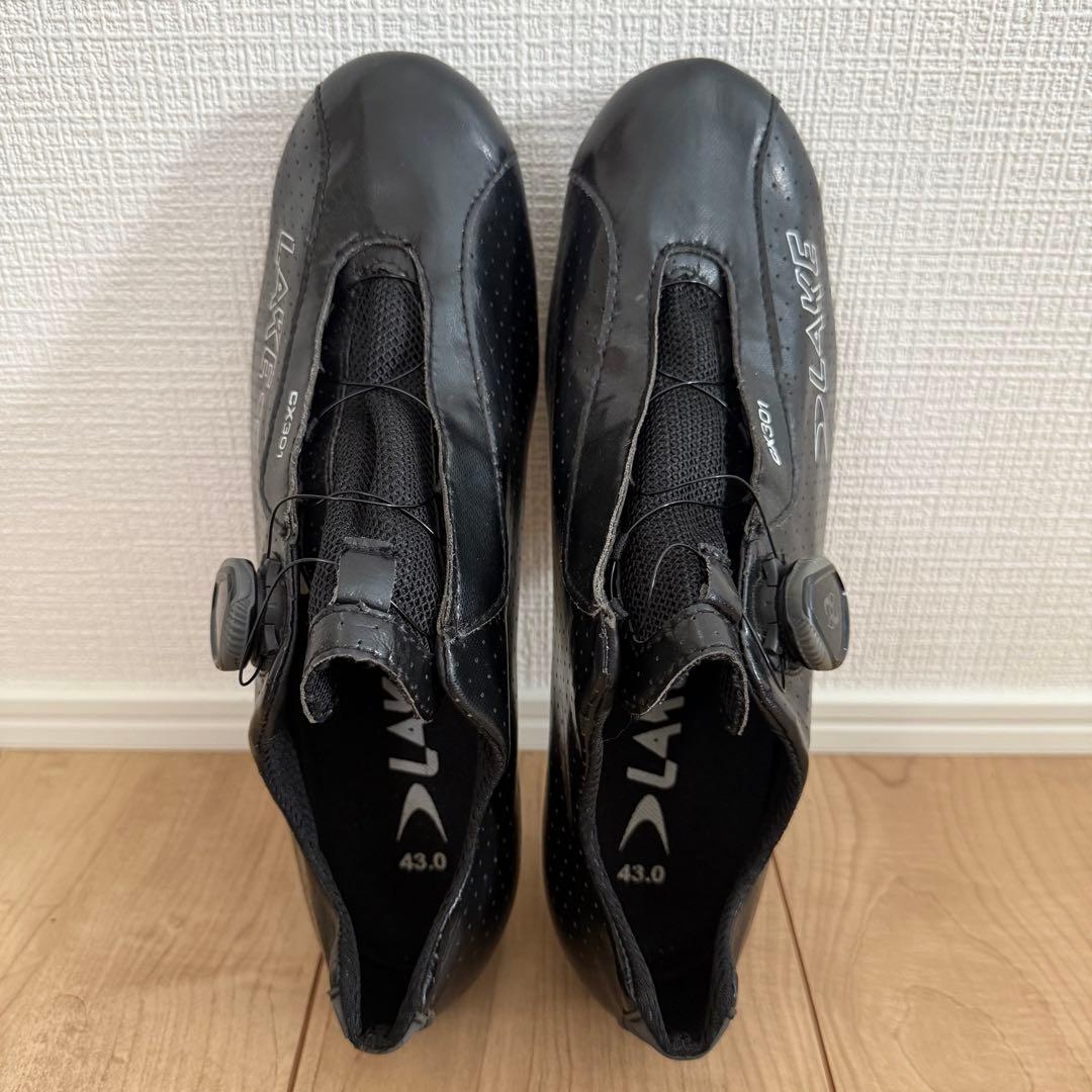 希少 レイク cx301 サイズ43 ロードレースビンディングシューズ