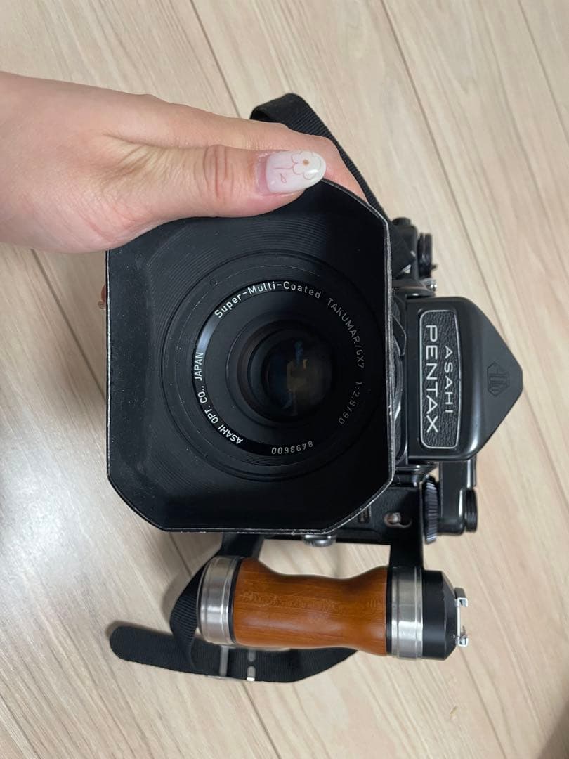 PENTAX 67 中判フィルムカメラ　レンズグリップ付き