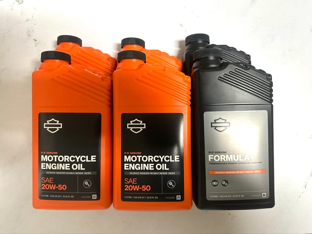 ハーレー純正　エンジンオイル➕ミッションプライマリオイル