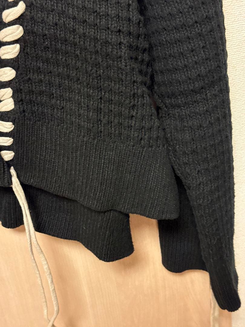 メゾンスペシャル 鬼ワッフル ニット