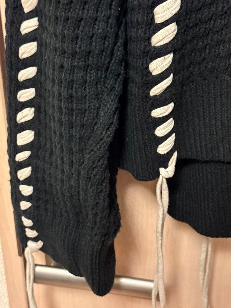 メゾンスペシャル 鬼ワッフル ニット