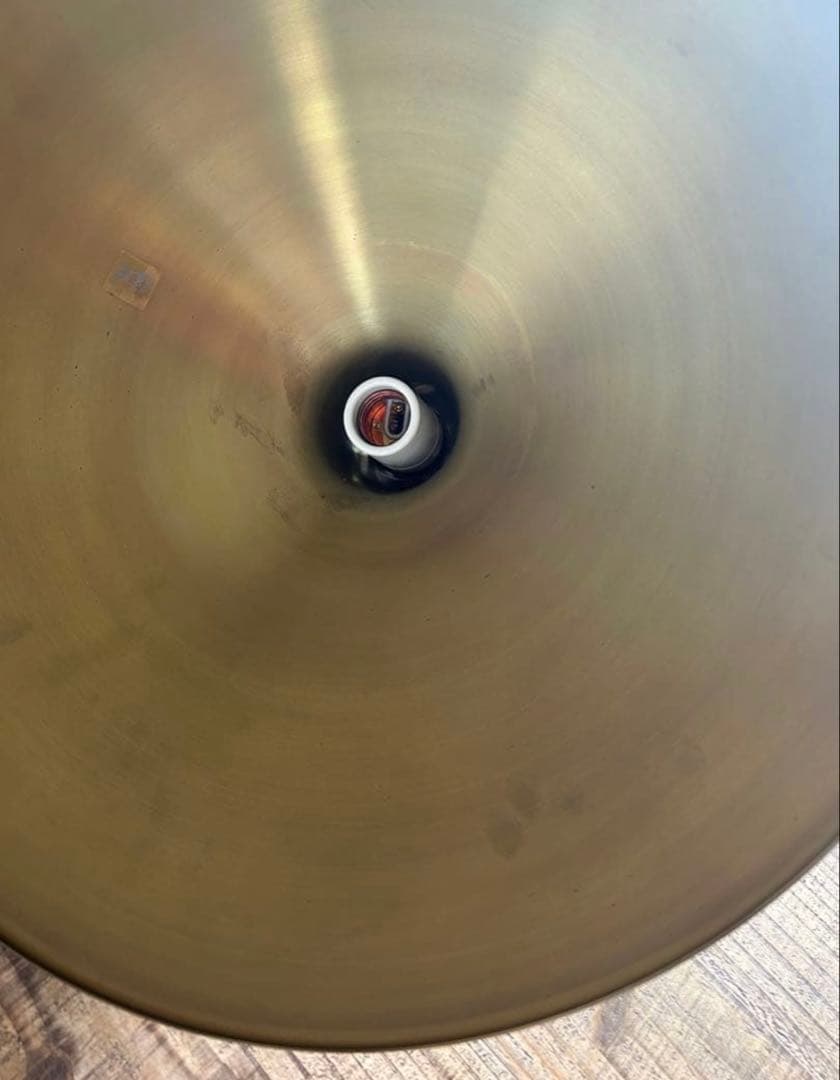 flame 真鍮製ペンダントライト brass L natural φ460㍉