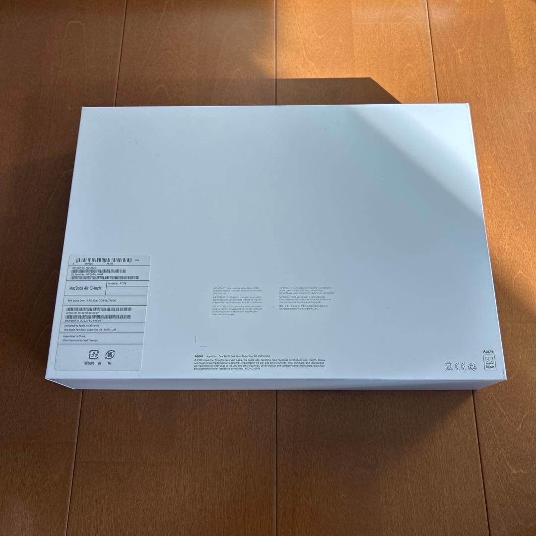 MacBook Air 13インチ 2020モデル Intel 8/256GB